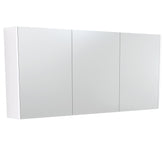 Fienza 1500 Mirror Cabinet with Gloss White Side Panels